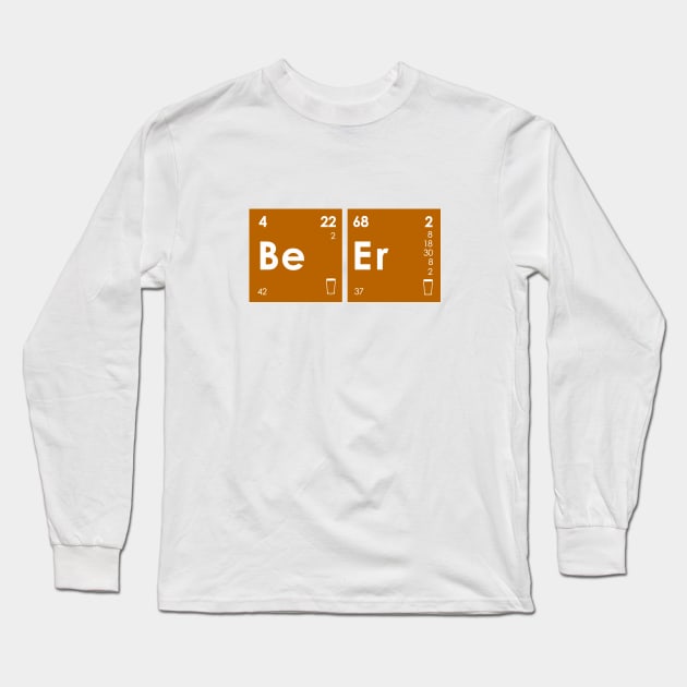 Beer Elements Long Sleeve T-Shirt by blueshift